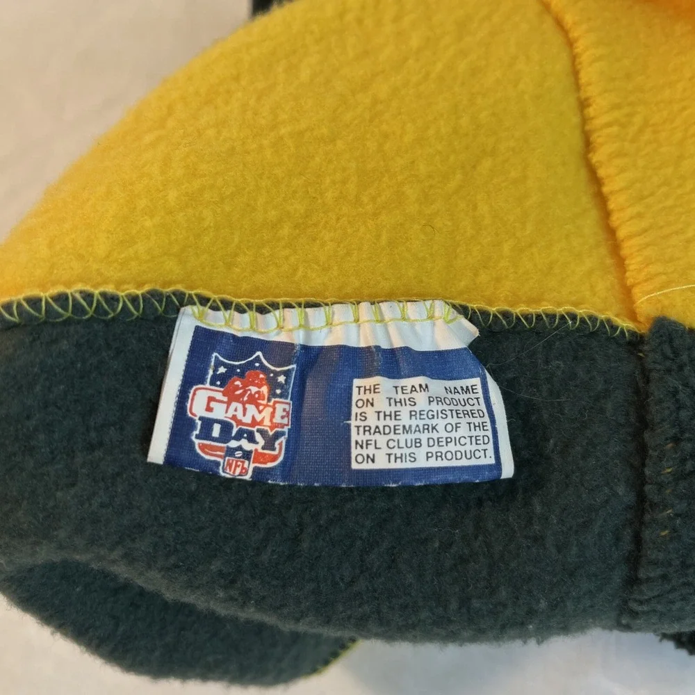 Vintage Green Bay Packers Game Day Fleece‎ Tassel Jester Hat One Size
